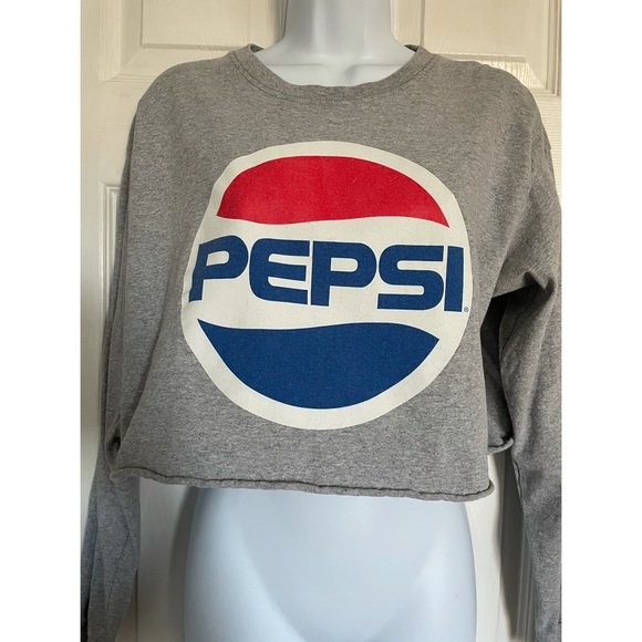 Pepsi Tops - Pepsi crop long sleeve